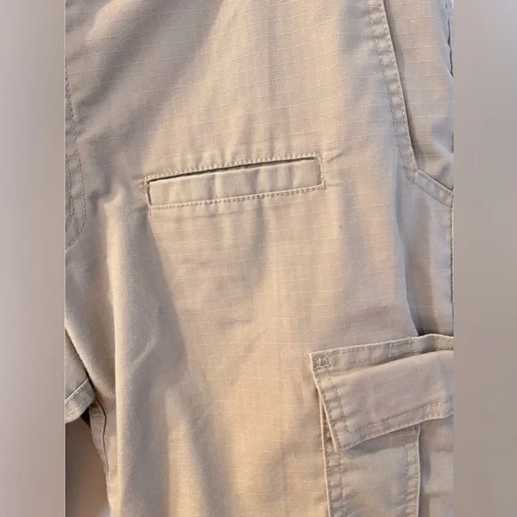 LAPG Tan Ops Tactical Pants sz 12 Lightweight Utility Cargo Trousers EUC - Picture 5 of 8